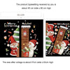 Christmas Window Decoration Poster Santa Claus Elk Snowflake Glass Wall Stickers, Style: SD-2209 45x60cm