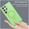 For Samsung Galaxy S23 Ultra 5G MagSafe Frosted Translucent TPU + PC Full Coverage Phone Case(Green)