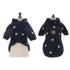 Blue Star Dog Sweater - Small - Warm Winter Jumper