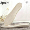 3pairs Winter Velvet Insoles Warm Inner Height Increase Insoles  1.5cm Beige(37)