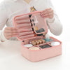 RH914 Travel Portable Waterproof Large-capacity Cosmetic Storage Bag(Pink)