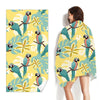 Double-Faced Velvet Quick-Drying Beach Towel Printed Microfiber Beach Swimming Towel, Size: 160 x 80cm(Parrot)