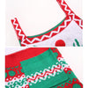Autumn and Winter Knitted Back Pants Christmas Snowflake Knitted Jumpsuit, Size: XL(Green)