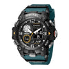 SMAEL 8055 Large Dial Sports Outdoor Waterproof Luminous Multifunctional Electronic Watch(Green)