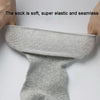 Cotton Slack Socks Mid-Tube Socks Thin Wide-Mouth Socks For Men, Size: Large 44-50(Deep Gray)