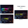 Car LED Streamer Phantom Running Lights Voice-Controlled Rhythmic Atmosphere Light With Turn Signals, Length: G15 1.8m APP