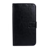 For Asus Zenfone 8 Flip idewei Crazy Horse Texture Horizontal Flip Leather Case with Holder & Card Slots & Wallet(Black)
