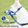 Dog Muzzle Leash Cover, Anti-Pull, Bite Proof, Blue, Medium