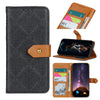 For Alcatel 3X (2020) European Floral Embossed Copper Buckle Horizontal Flip PU Leather Case with Holder & Card Slots & Wallet & Photo Frame(Black)