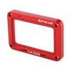 PULUZ Aluminum Alloy Flame + Tempered Glass Lens Protector for Sony RX0 / RX0 II, with Screws and Screwdrivers(Red)