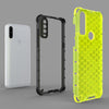 For Alcatel 1S (2020) Shockproof Honeycomb PC + TPU Case(Black)