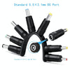 11 In 1 DC Power Cord USB Multi-Function Interchange Plug USB Charging Cable(Black)