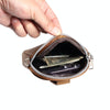 Universal Litchi Texture Phone Crossbody Bag Leather Case for 5.5-7.2 inch Phones(Brown)