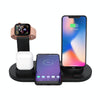 HQ-UD15 Rotatable Wireless Charging Base with Stand for Phones / iWatches / AirPods (White)