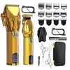 Men Electric Haircutting Tools Set Sculpting Electric Clipper(Gold)