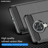 For Nokia G20 Brushed Texture Carbon Fiber TPU Phone Case(Black)