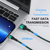ENKAY ENK-CB118 1m USB 3.0 to 8 Pin 3A Fast Charging Sync Data Cable(Orange)