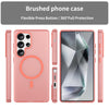 For Samsung Galaxy S25 Ultra MagSafe Frosted Translucent TPU + PC Full Coverage Phone Case(Red)