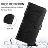 For Xiaomi Redmi K70 / K70 Pro Embossed Butterfly Leather Phone Case(Black)
