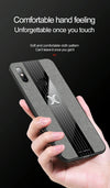 For Xiaomi Mi 8 Lite XINLI Stitching Cloth Texture Shockproof TPU Protective Case(Black)