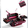 Professional Makeup Box Beauty Salon Manicure Toolbox, Color:Noble Powder