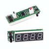 3 in 1 Car High-precision Electronic LED Luminous Clock + Thermometer + Voltmeter(Green)