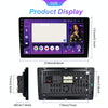 Universal 9 Inch 8 Core CarPlay Android Navigation Car Center Control All-In-One Monitor, Memory: 4+64G(Standard+AHD Camera)