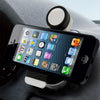 Portable Air Vent Car Mount Holder, For iPhone, Galaxy, Sony, Lenovo, HTC, Huawei, and other Smartphones (White + Grey)(White)