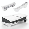 For PS5 Slim STARTRC GAMES Base Horizontal Placement Bracket Game Console Horizontal Fixed Cooling Base(White Upgraded Digital/Disc Universal)