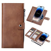 For iPhone 14 Pro ViLi GVS-C Series MagSafe Magnetic RFID Leather Flip Phone Case(Brown)