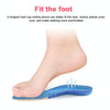 1 Pair 641 Casual Non-slip Shockproof Breathable Arch Of Foot Sports Insole Shoe-pad, Size:L (255-280mm)(Orange)