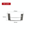 Car Carbon Fiber Navigation Panel A Decorative Sticker for Lexus IS250 300 350C 2006-2012, Left and Right Drive Universal