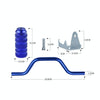 TF-2011 Motorcycle Modification Pedal Rod Universal Elbow Pedal(Blue)