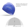 Adult Solid Color Waterproof Silicone Swimming Cap(Wine Red)