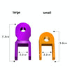 2 Pairs Shock Absorber Extender Height Extension for Motorcycle, Size: Small(Purple)