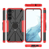 For Samsung Galaxy S23+ 5G Armor Bear Shockproof PC + TPU Phone Case with Ring(Red)