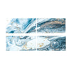 4 PCS  Crystal Film Wall Tile Sticker Imitation Marble Pattern Wall Sticker(DLS029)