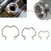 18pcs /Set Quick Connector Clip Transmission Cooler Wire Clip(Silver)