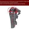 SULAITE Motorcycle Outdoor Riding Anti-Fall Protective Gear Knee Pads(Black Red)