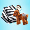 Dog Hygiene Pants, XL (Red/White Stripes), 45-50cm Waist