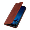 For Alcatel 3X 2020 Magnetic Crazy Horse Texture Horizontal Flip Leather Case with Holder & Card Slots & Wallet(Brown)