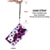 For Alcatel 1L (2021) Coloured Drawing Cross Texture Horizontal Flip PU Leather Case with Holder & Card Slots & Wallet & Lanyard(Chrysanthemum Pink White Purple)
