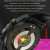 E400 1.39 inch HD Round Screen Leather Strap Smart Watch Supports ECG Monitoring/Non-invasive Blood Sugar(Black)