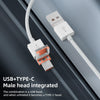 NK-1046TL Pro USB-C / Type-C, 8 Pin, USB to USB-C / Type-C, USB, SATA Interface Multi-function Adapter(White)