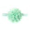 Baby Girl Elastic Hairband Children Hair Wear Flower Headband(Light Blue)