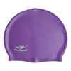 Adult Solid Color Waterproof Silicone Swimming Cap(Purple)