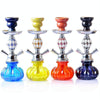 08-023 Double Pipe Glass Hookah Set (Yellow)