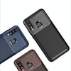 For Huawei Y7p Carbon Fiber Texture Shockproof TPU Case(Black)