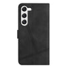 For Samsung Galaxy S25 5G Skin-feel Stitching Leather Phone Case(Black)