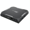 X96 Max 4K Ultra HD Media Player Smart TV Box with Remote Controller, Android 8.1, Amlogic S905X2 Quad Core ARM Cortex-A53 up to 2GHz, 4GB+64GB, Support TF Card, RJ45, Dual Band WiFi, Bluetooth(Black)